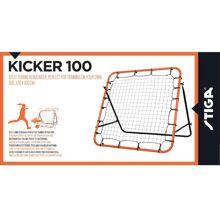 Fodbold Rebounder Kicker 100 Sort/Orange
