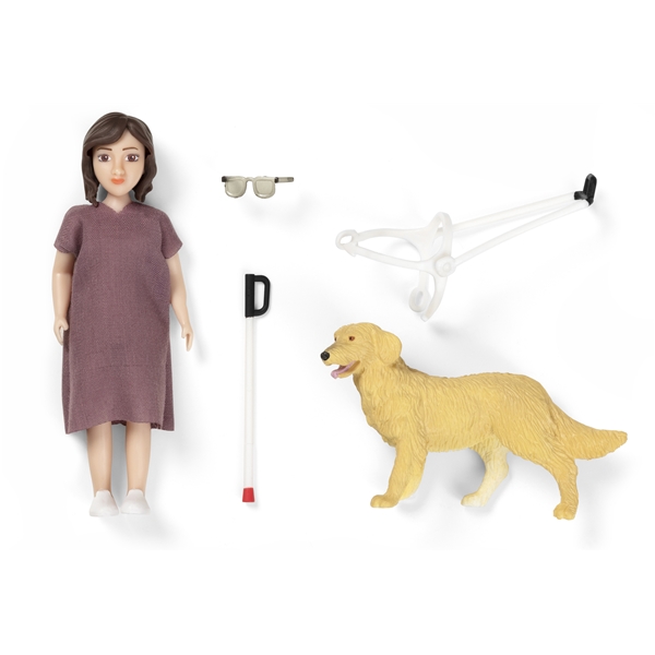 Lundby Dukke Blindestok Hund (Billede 2 af 4)