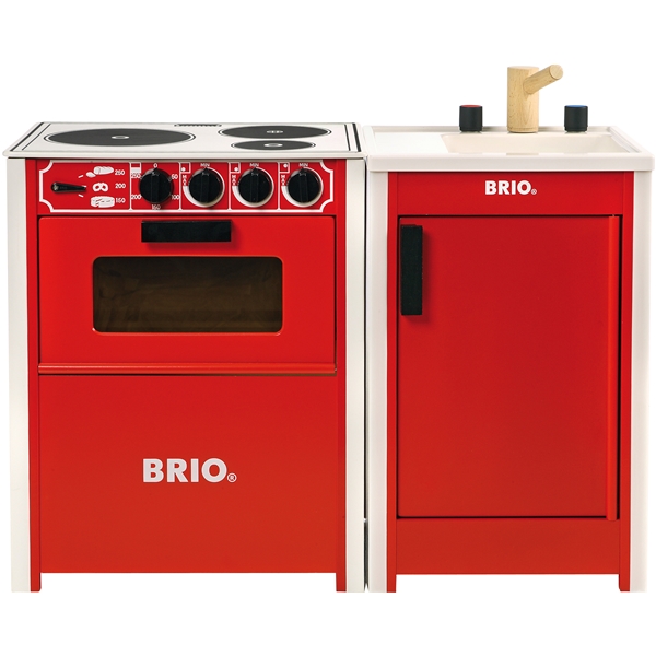 BRIO Køkkenvask, Rød (Billede 3 af 3)