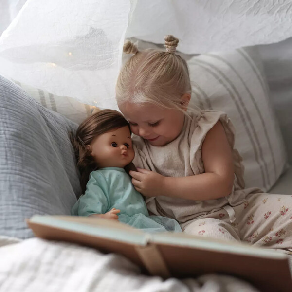 Skrållan Dukke Mørkt Hår 45 cm (Billede 2 af 3)