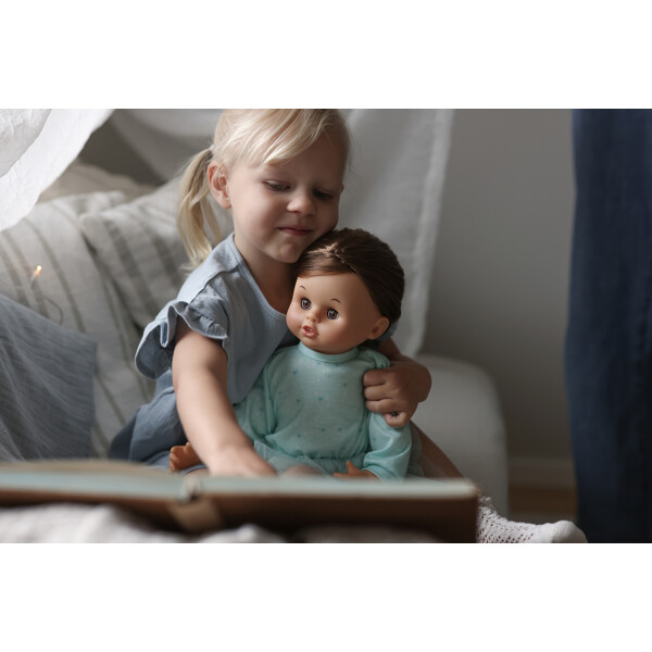 Skrållan Dukke Mørkt Hår 45 cm (Billede 3 af 3)
