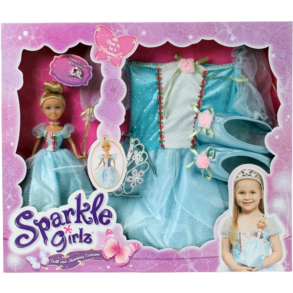 Sparkle Girlz Princess Dukke og Kjole