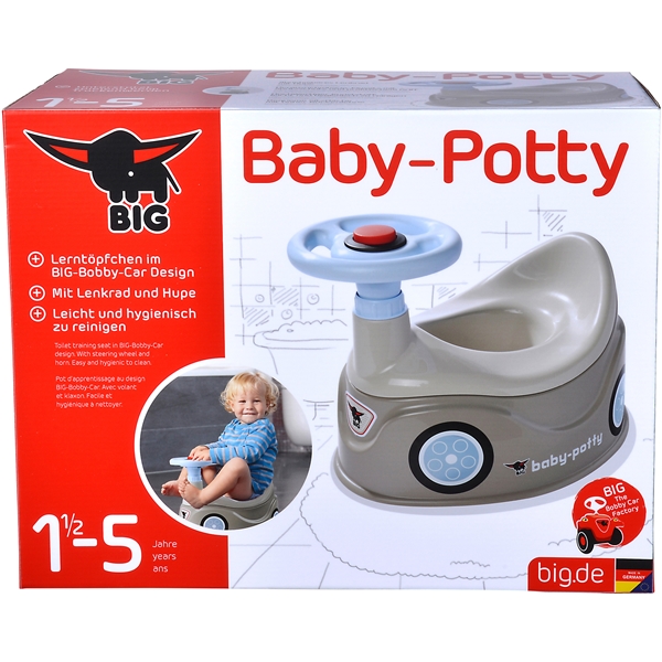 BIG Bobby Car Potte Grå (Billede 2 af 2)