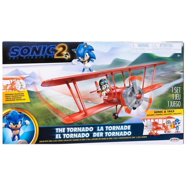 Sonic the Hedgehog 2 Figurer & Flyvemaskine (Billede 1 af 4)