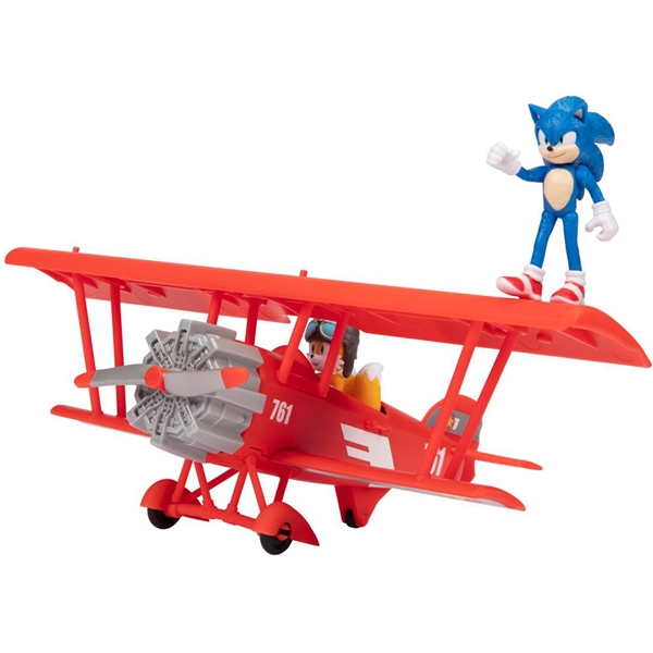 Sonic the Hedgehog 2 Figurer & Flyvemaskine (Billede 2 af 4)