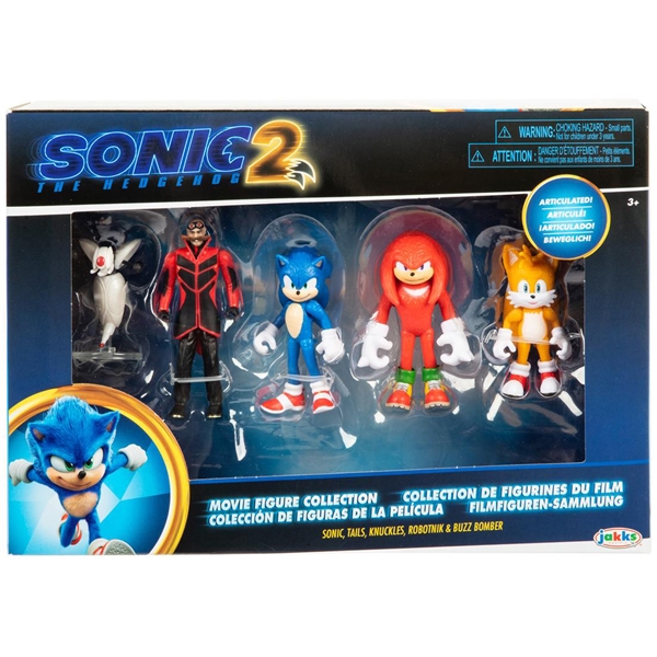 Sonic the Hedgehog 2 Figurer Pakke med 5 stk. (Billede 1 af 2)