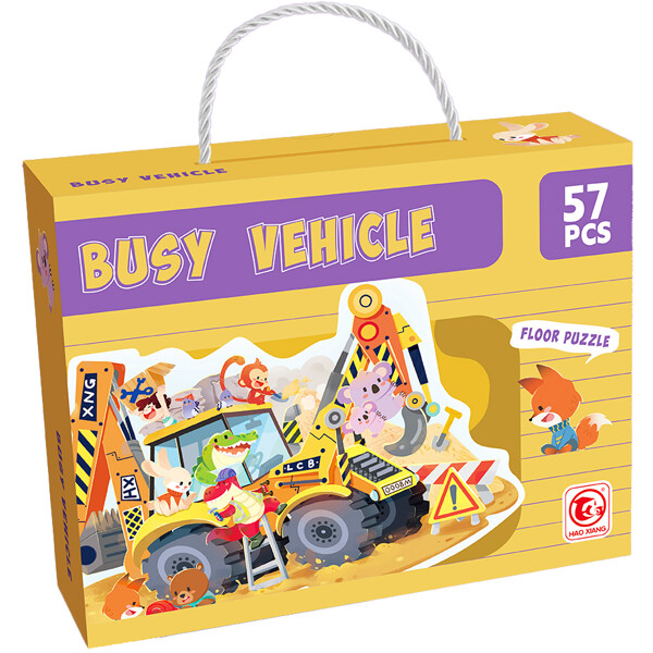 Gulvpuslespil Busy Vehicle (Billede 1 af 2)