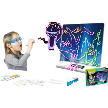 3D Light Draw Pad med briller
