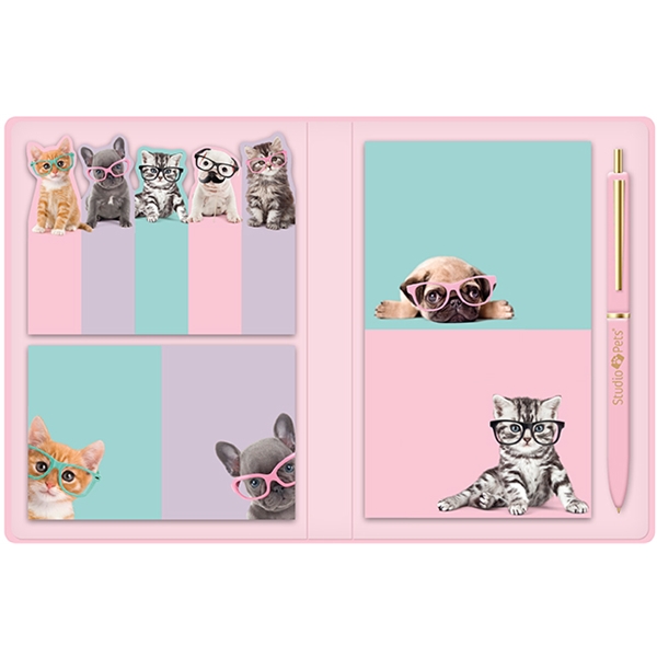 Studio Pets Huskeblok med Stickers og Pen (Billede 2 af 2)