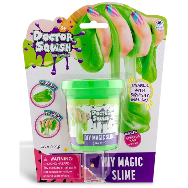 Doctor Squish DIY Magisk Slime Grøn (Billede 1 af 3)