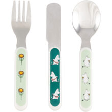 Mumi Eng Børnebestik grøn