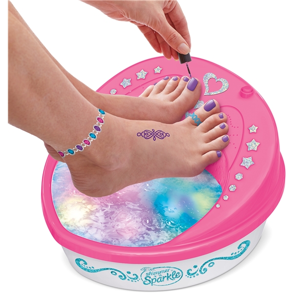 Shimmer n' Sparkle 5-i-1 Lysende Spa Salon (Billede 5 af 6)