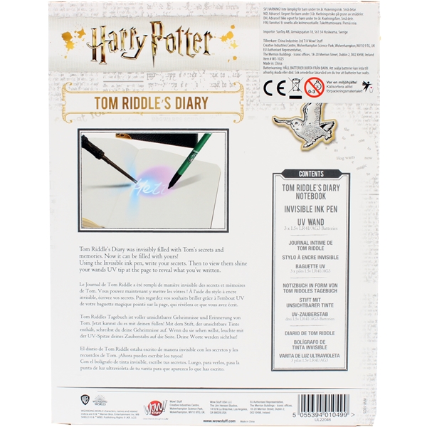 Harry Potter Tom Riddle's Diary (Billede 2 af 3)