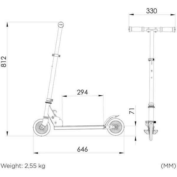 STIGA Sparkesykkel Comet 120-S Rosa (Billede 4 af 4)