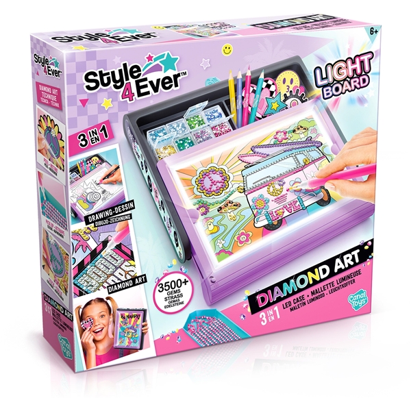 Style 4 Ever Diamond Art 3in1 LED Etui (Billede 1 af 5)