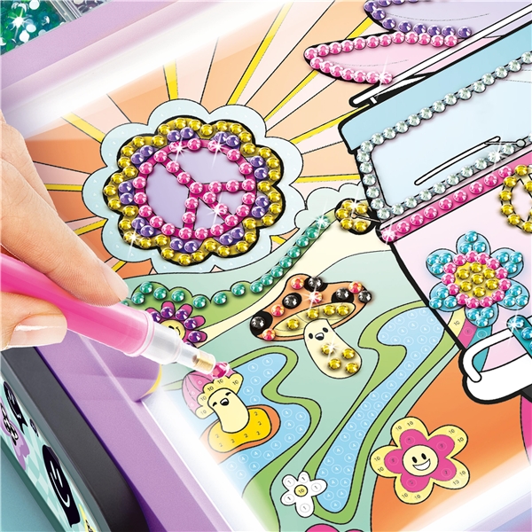 Style 4 Ever Diamond Art 3in1 LED Etui (Billede 4 af 5)