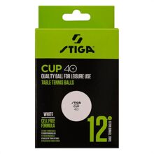 STIGA Bordtennisbold Cup 12-p Hvid