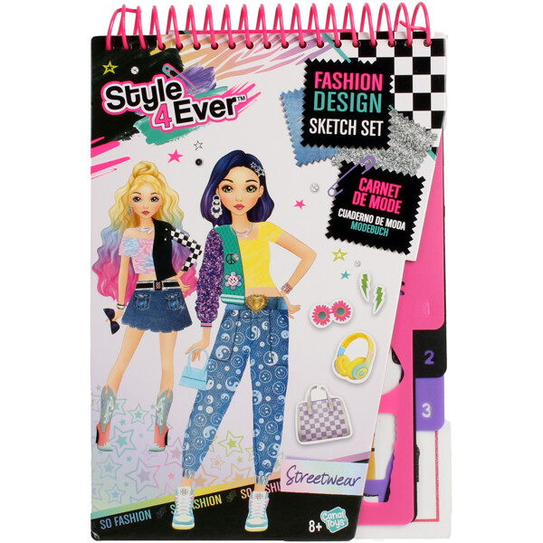 Style 4 Ever Fashion Designer Mini Sketch Sæt