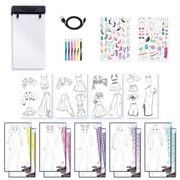 Style 4 Ever Fashion Designer Light-up Pad (Billede 2 af 7)