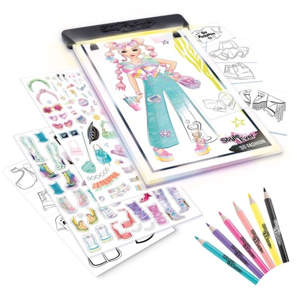 Style 4 Ever Fashion Designer Light-up Pad (Billede 3 af 7)