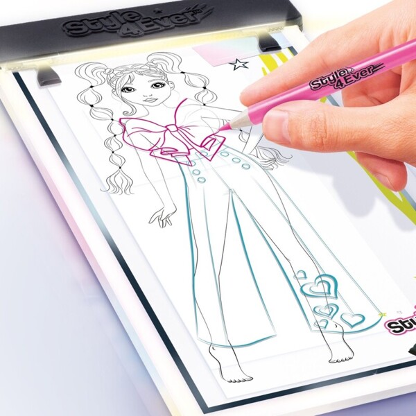 Style 4 Ever Fashion Designer Light-up Pad (Billede 5 af 7)