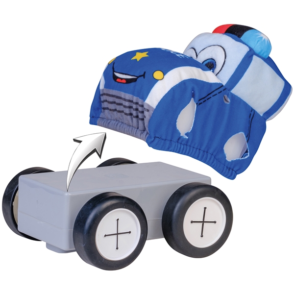 Police R/C Plys Bil Radiostyret 20 cm (Billede 4 af 4)