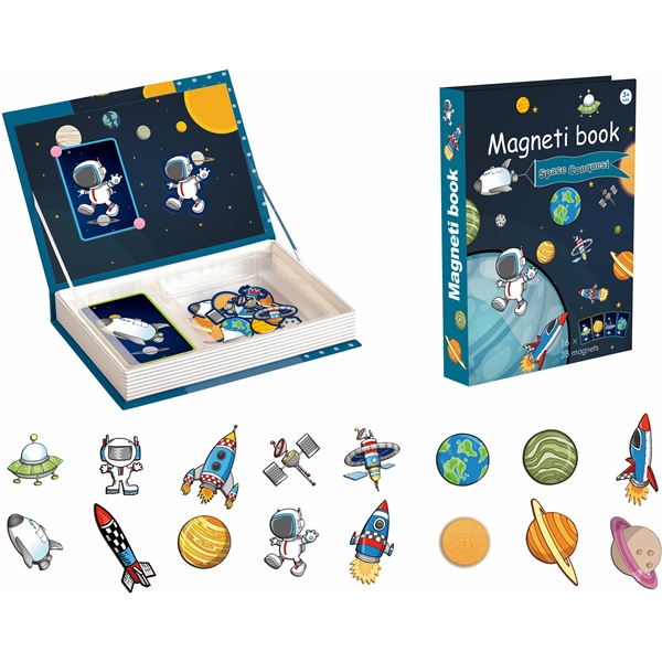 Magnetbog Space World (Billede 2 af 4)