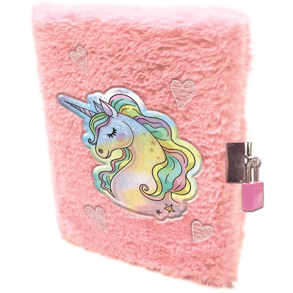 Notesbog med lås Unicorn A5