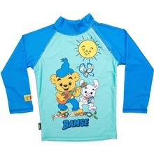 110-116 cL - Swimpy UV-Tröja Bamse Turkos