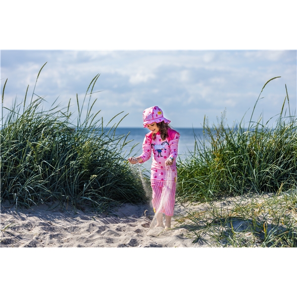Swimpy UV-hat Pippi Lyserød (Billede 2 af 2)