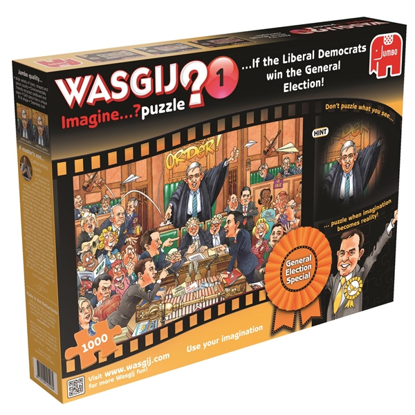 Wasgij Imagine Puslespil #1 If Liberal Wins