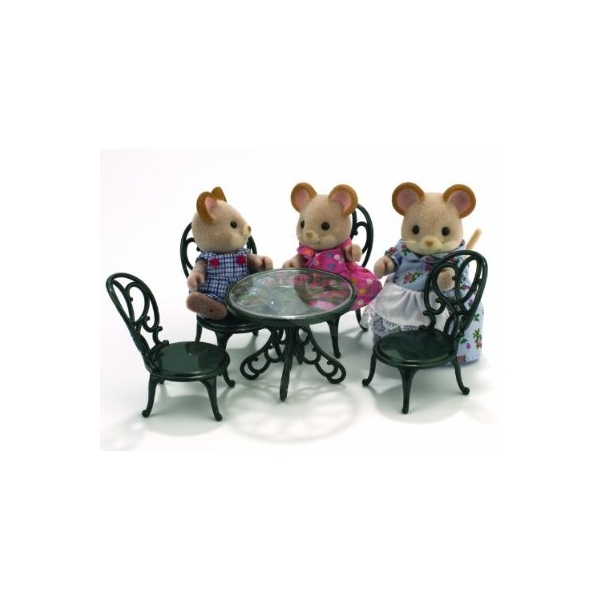 Sylvanian Families Café Havebord & Stole (Billede 2 af 2)