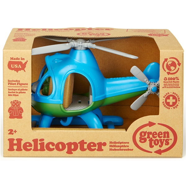 Green Toys Helikopter Blå (Billede 2 af 2)