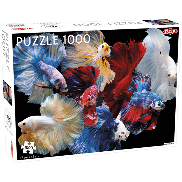 Tactic Puslespil 1000 Brikker Fighting Fish (Billede 1 af 4)