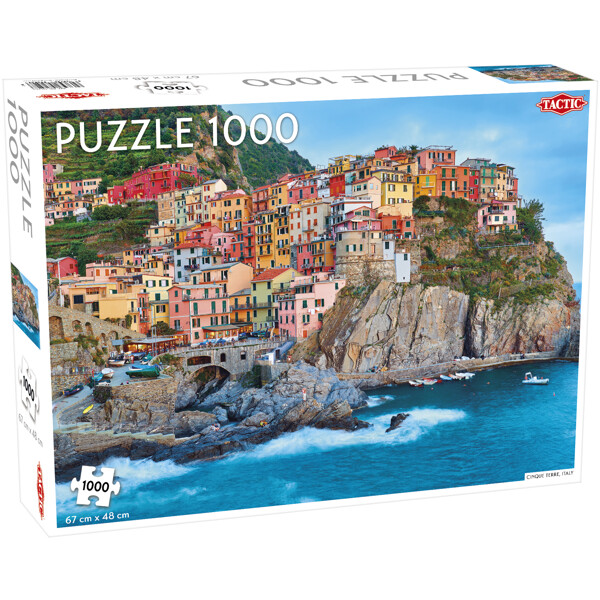 Tactic Puslespil 1000 Brikker Cinque Terre Italien