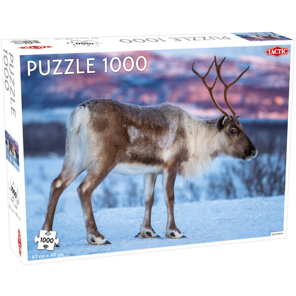 Tactic Puslespil 1000 Brikker Rensdyr (Billede 1 af 4)