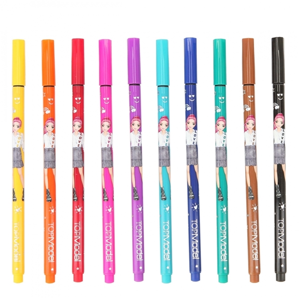 TOPModel Fineliner-tuscher Pakke med 10 stk. (Billede 2 af 6)