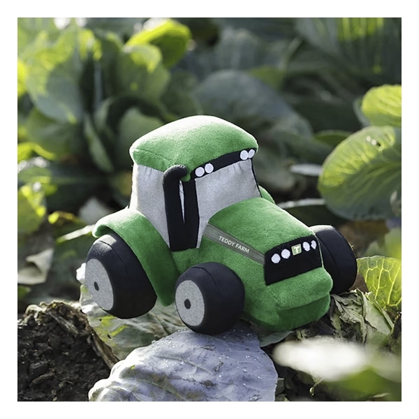 Teddykompaniet Teddy Farm Traktor 18 cm (Billede 3 af 3)