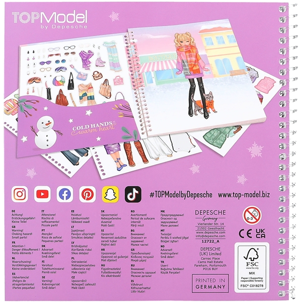 TOPModel Dress Me Up Stickersbog Winter (Billede 4 af 4)