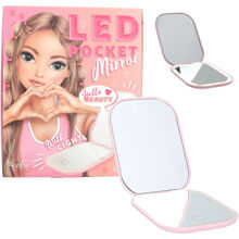 TOPModel Lommespejl med LED, foldbar BEAUTY and ME