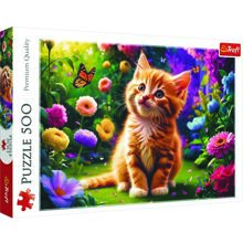 Puslespil 500 Brikker Trefl Cute Kitty
