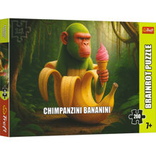 Puslespil 200 Brikker Chimpanzini Bananini