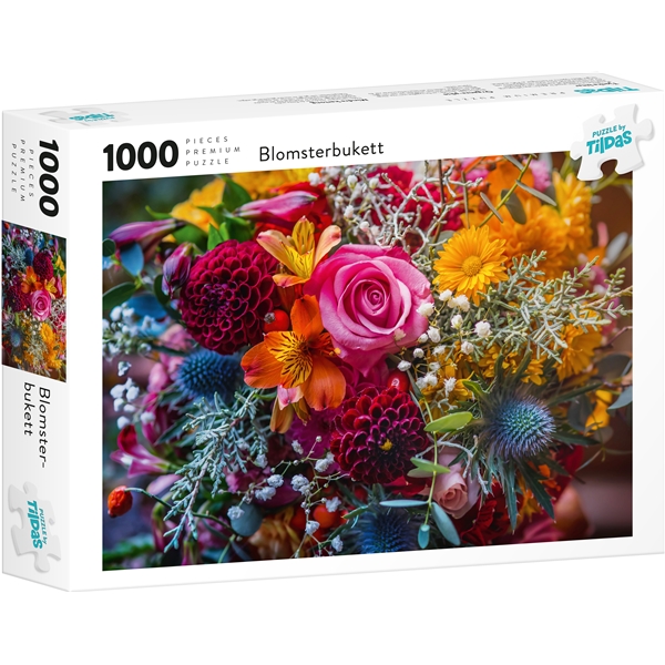 Puslespil 1000 Brikker Blomsterbuket (Billede 1 af 2)