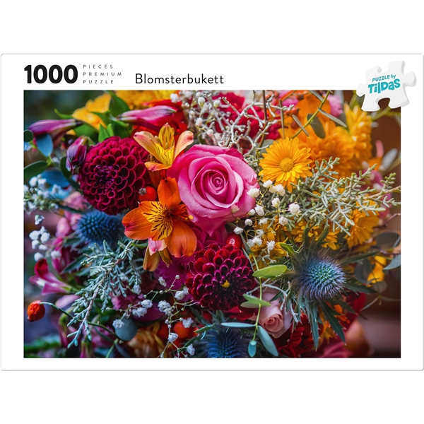 Puslespil 1000 Brikker Blomsterbuket (Billede 2 af 2)
