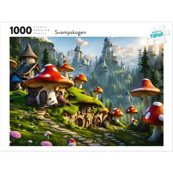 Puslespil 1000 Brikker Svampeskoven (Billede 2 af 2)