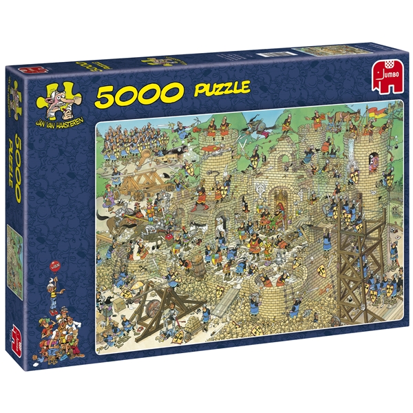 Puslespil 5000 Brikker - Castle Conflict