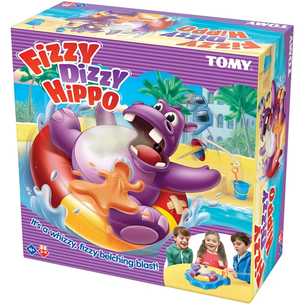 Tomy Fizzy Dizzy Hippo (Billede 2 af 2)