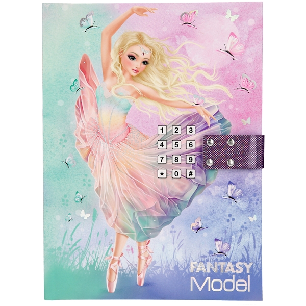 Fantasy Model Dagbog med Kodelås Ballet (Billede 1 af 3)