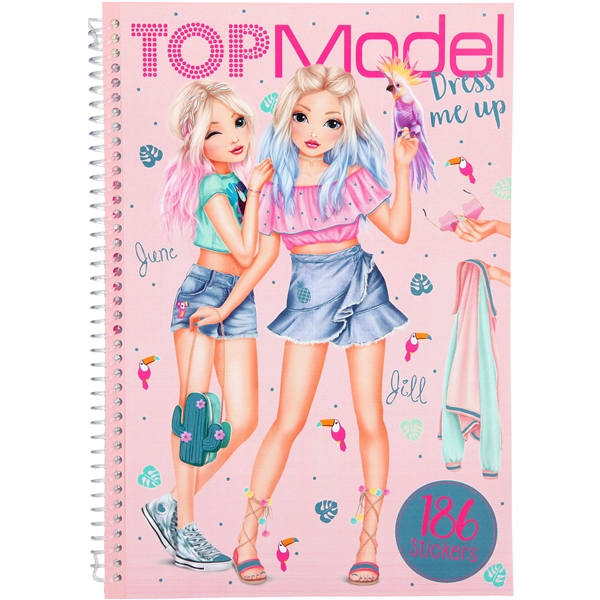 TOPModel Dress Me Up Stickersbog