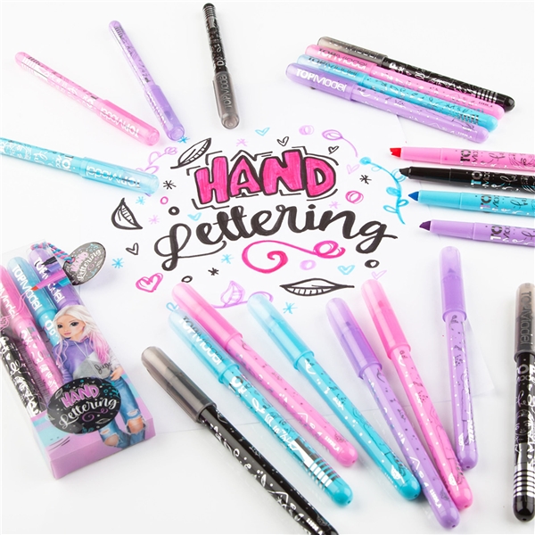 TOPModel Tuscher Handlettering (Billede 5 af 5)